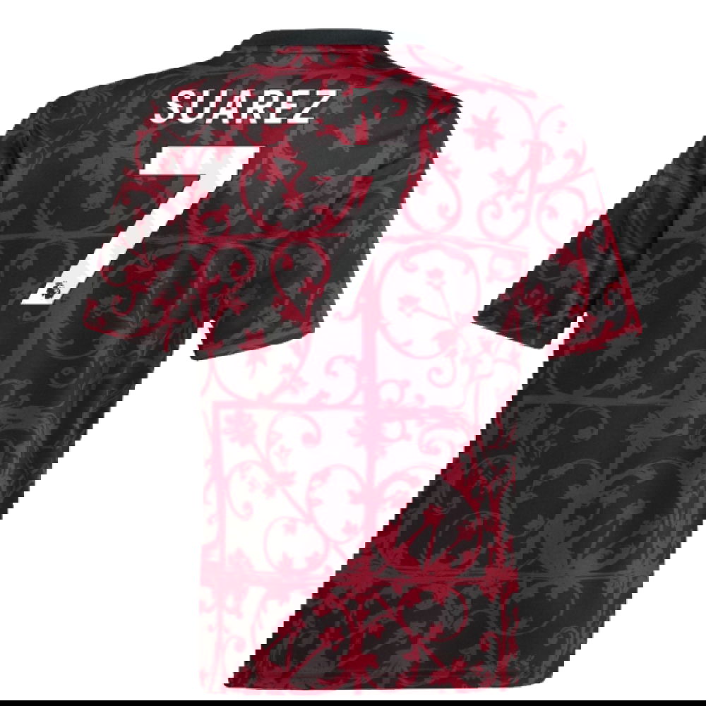 2025-2026 Liverpool Pre-Match Shirt (Black) - Kids (Suarez 7)