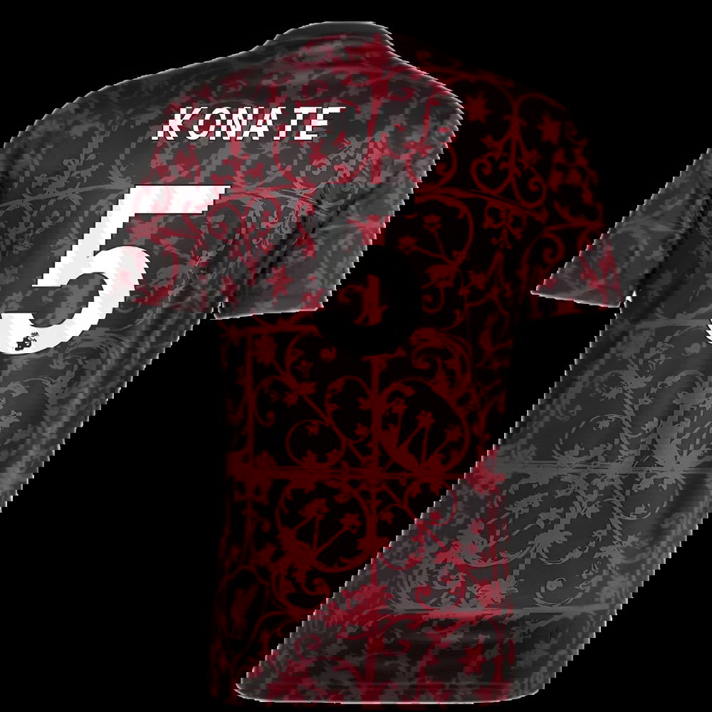 2025-2026 Liverpool Pre-Match Shirt (Black) (Konate 5)