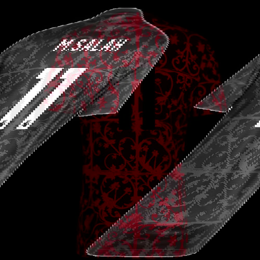 2025-2026 Liverpool Pre-Match Shirt (Black) (M.Salah 11)