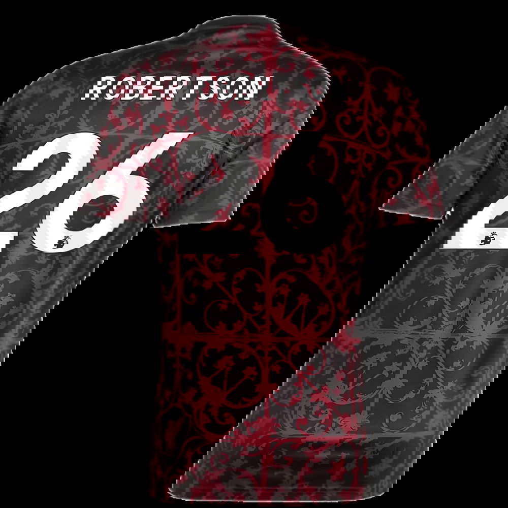 2025-2026 Liverpool Pre-Match Shirt (Black) (Robertson 26)