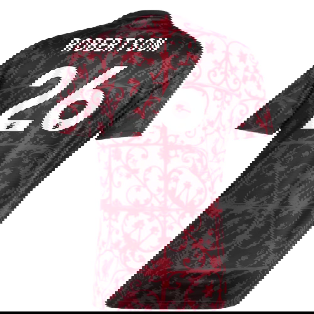 2025-2026 Liverpool Pre-Match Shirt (Black) (Robertson 26)