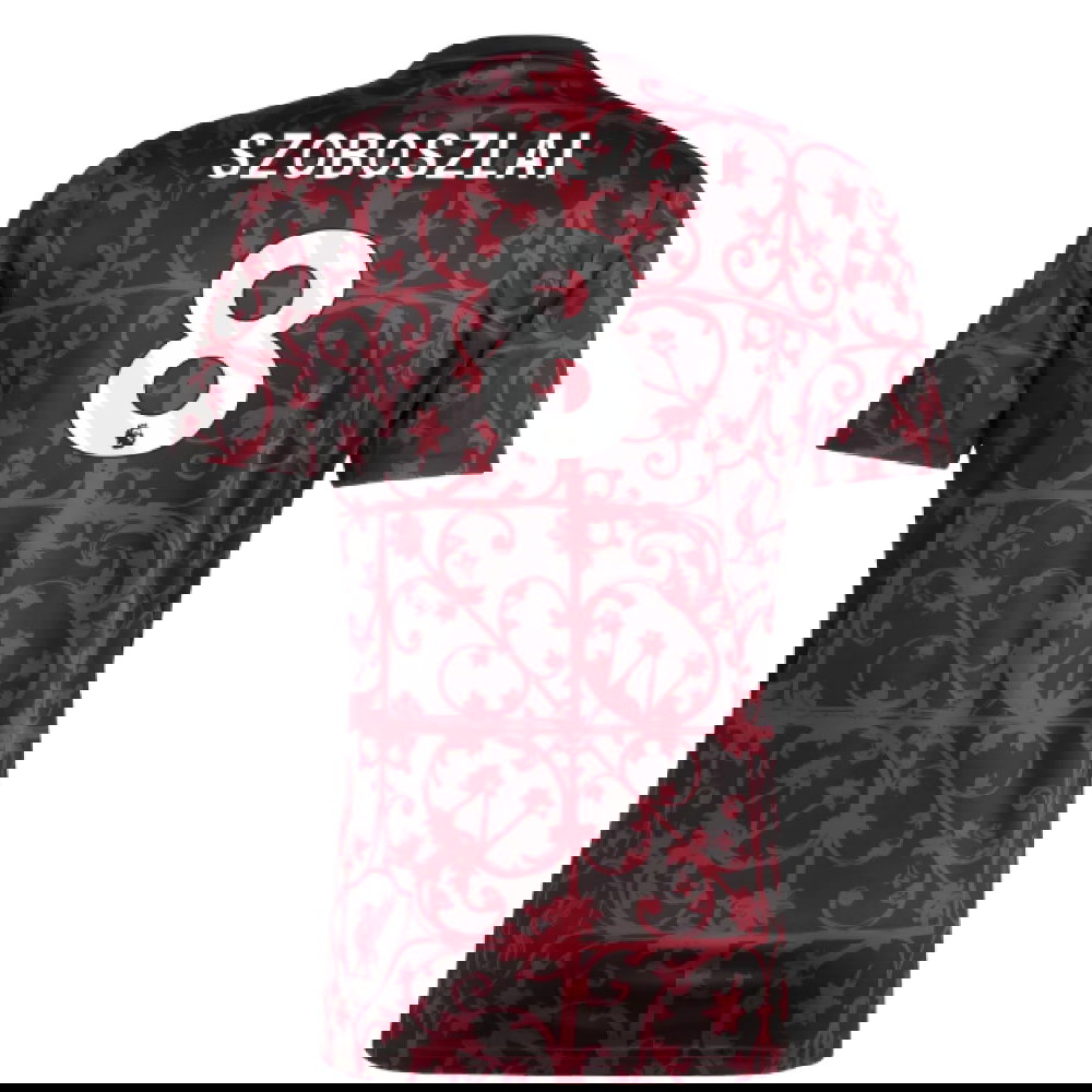 2025-2026 Liverpool Pre-Match Shirt (Black) (Szoboszlai 8)