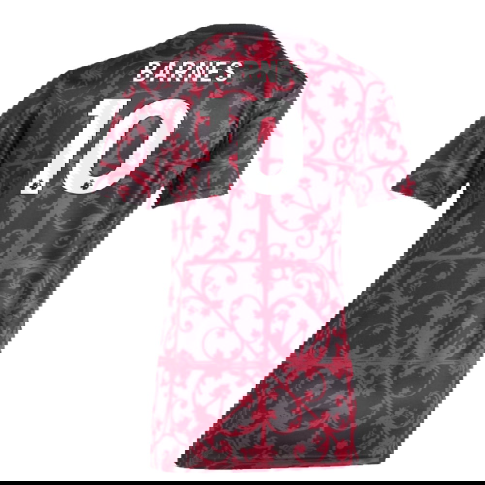 2025-2026 Liverpool Pre-Match Shirt (Black) - Womens (Barnes 10)