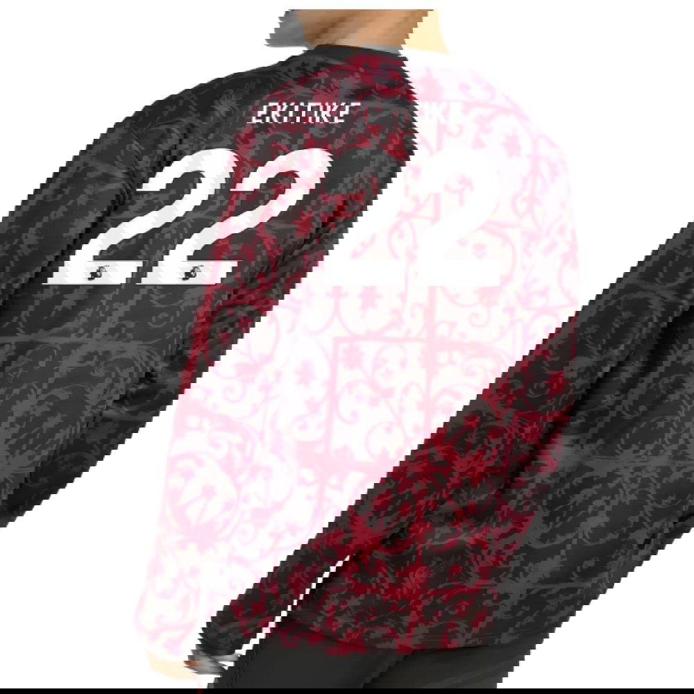 2025-2026 Liverpool Pre-Match Warm Top (Black) (Ekitike 22)