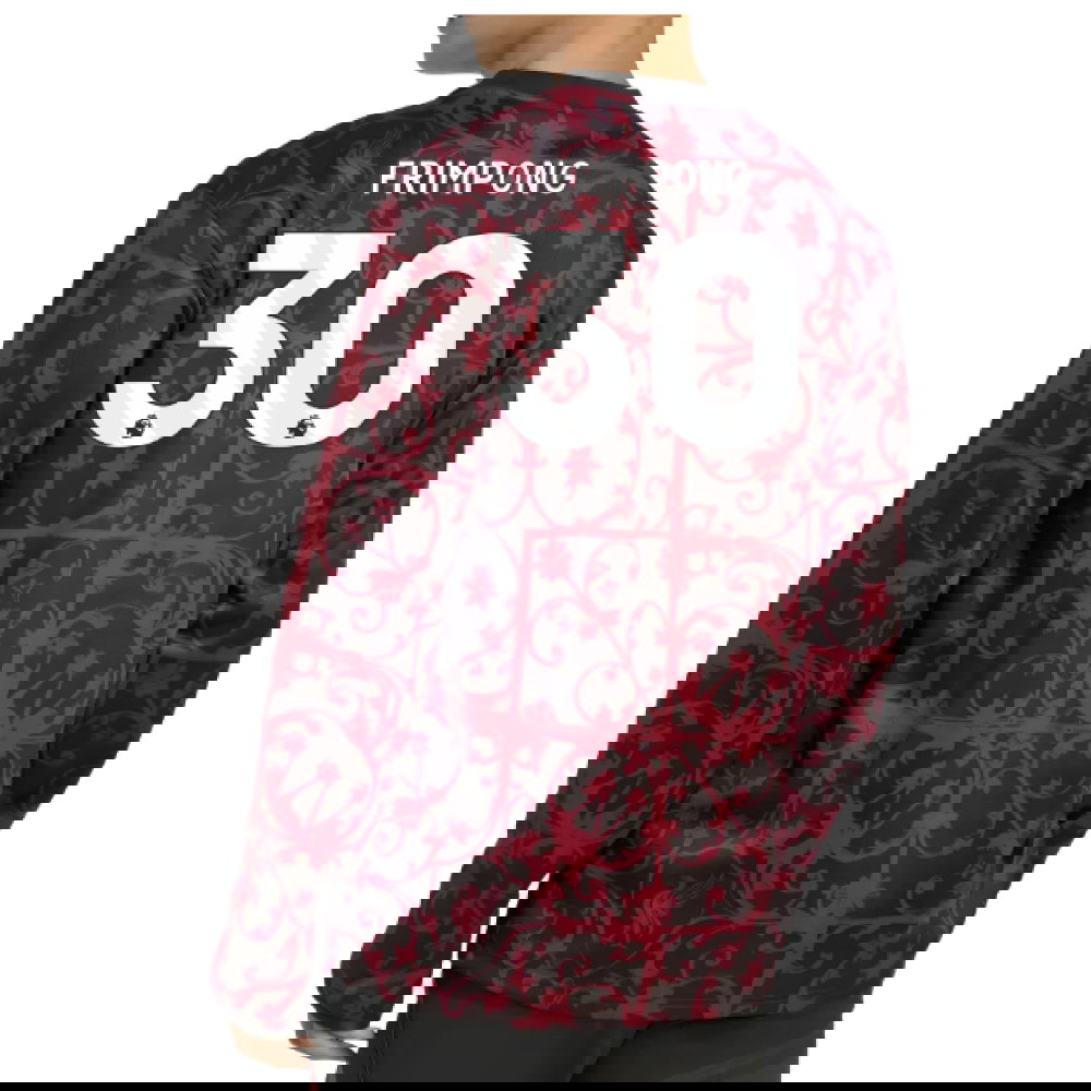 2025-2026 Liverpool Pre-Match Warm Top (Black) (Frimpong 30)