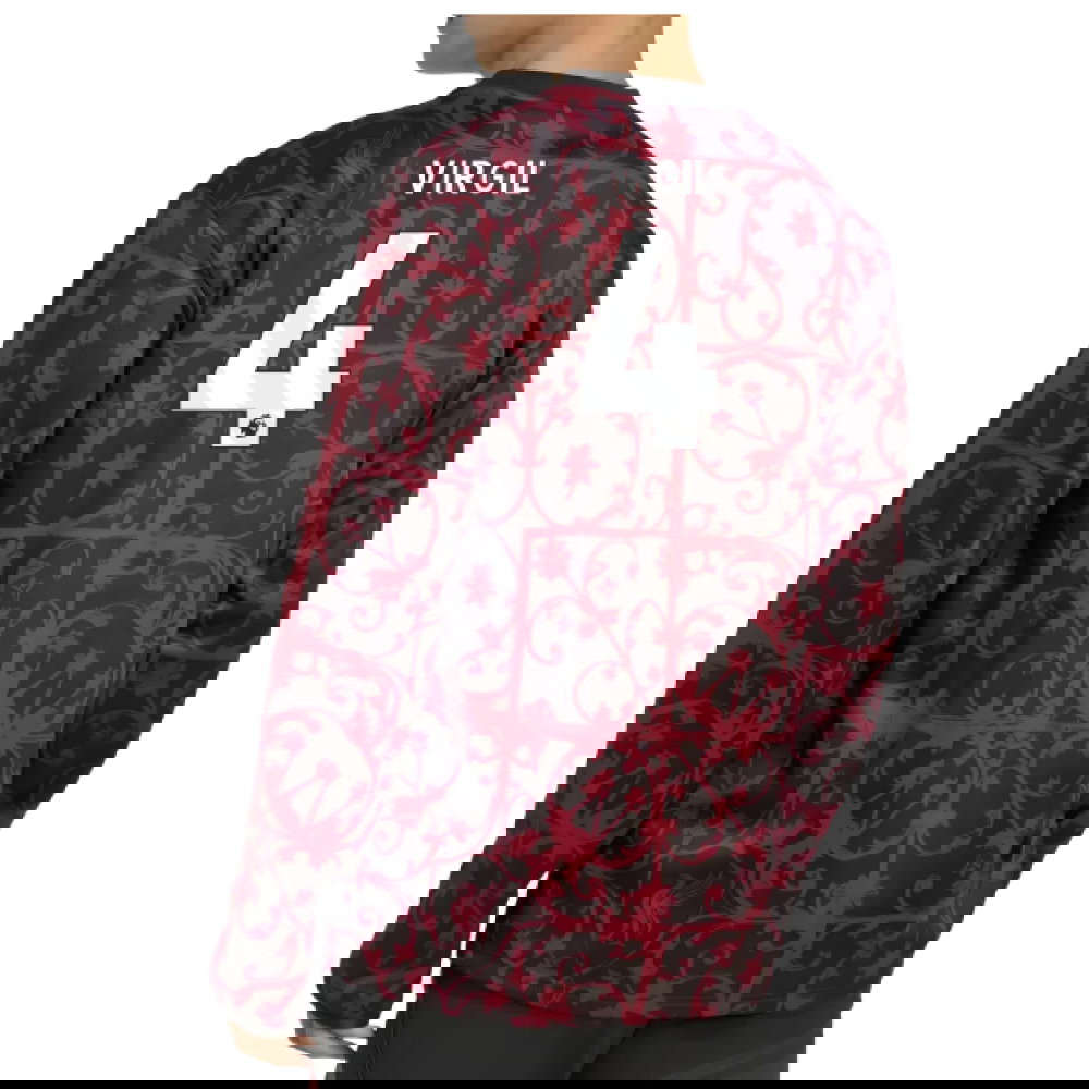 2025-2026 Liverpool Pre-Match Warm Top (Black) (Virgil 4)