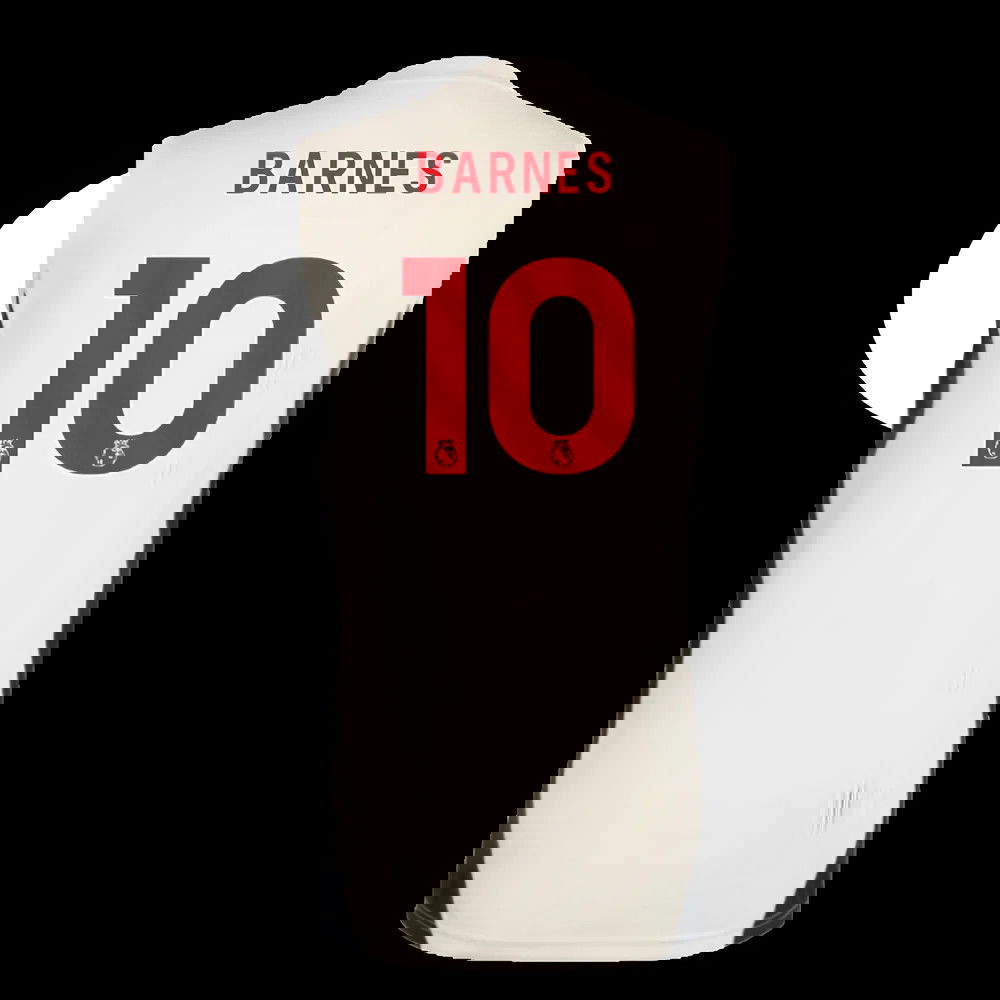 2025-2026 Liverpool Sleeveless Jersey (White) (Barnes 10)