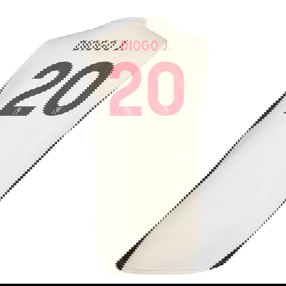 2025-2026 Liverpool Sleeveless Jersey (White) (Diogo J. 20)