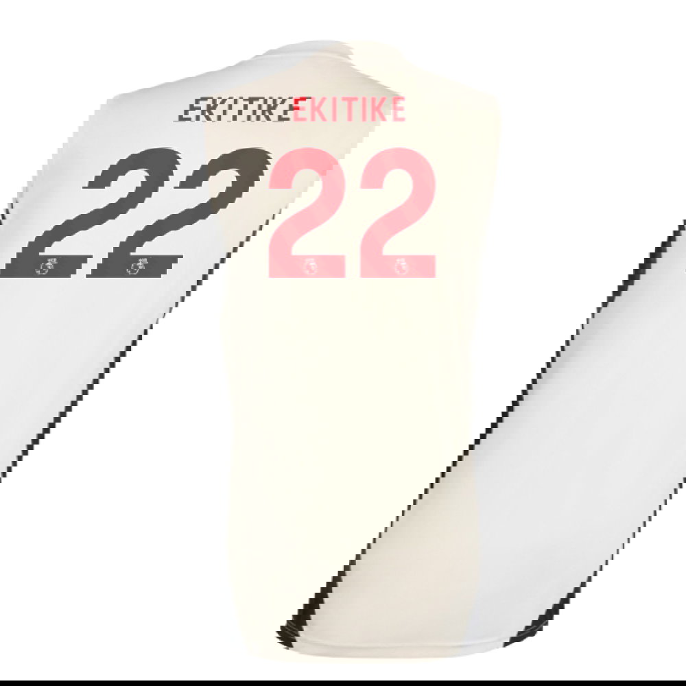 2025-2026 Liverpool Sleeveless Jersey (White) (Ekitike 22)