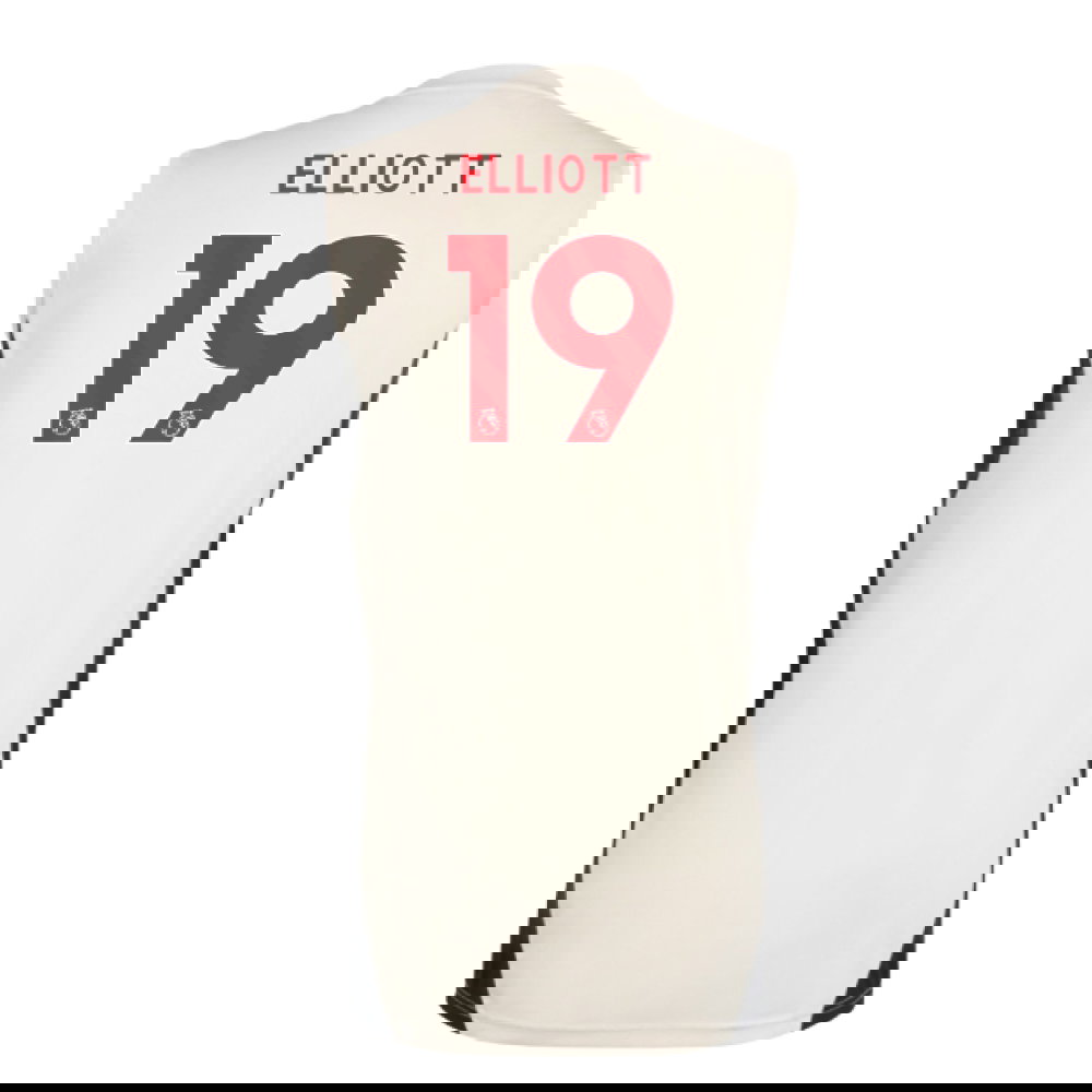 2025-2026 Liverpool Sleeveless Jersey (White) (Elliott 19)