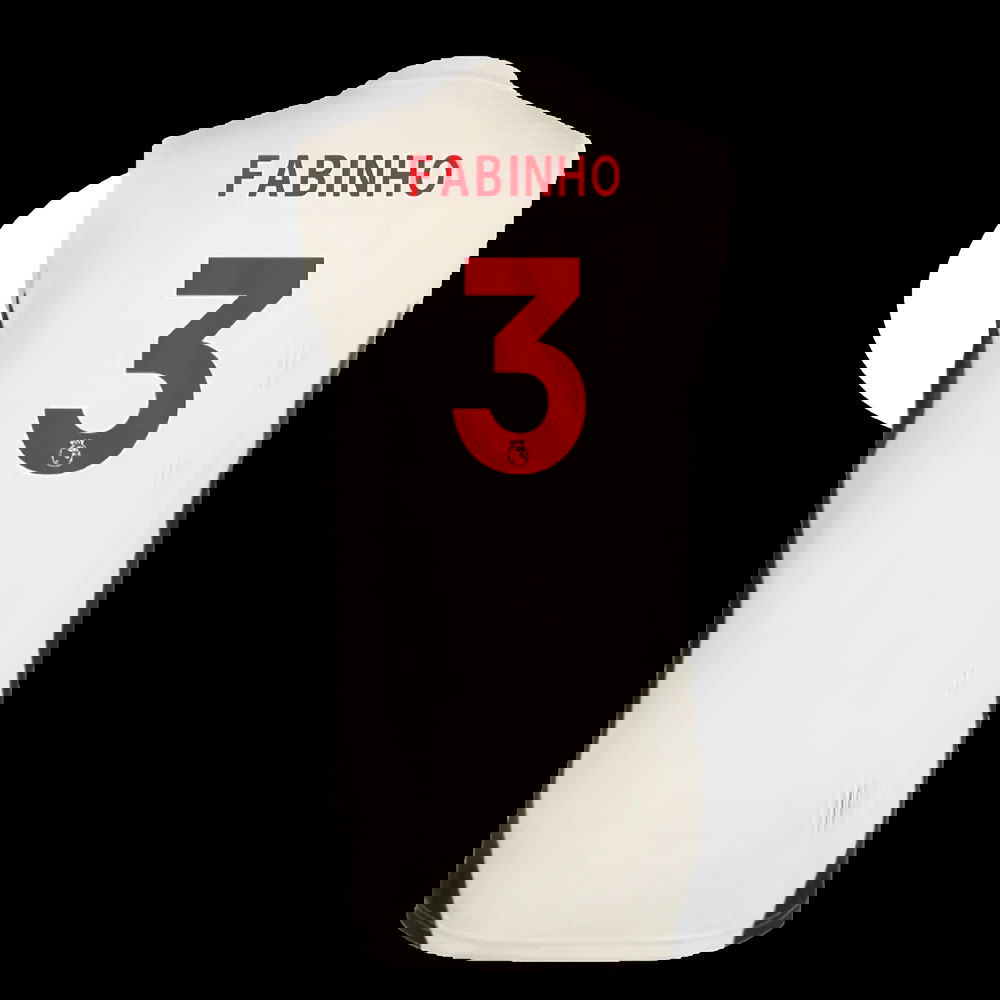 2025-2026 Liverpool Sleeveless Jersey (White) (Fabinho 3)