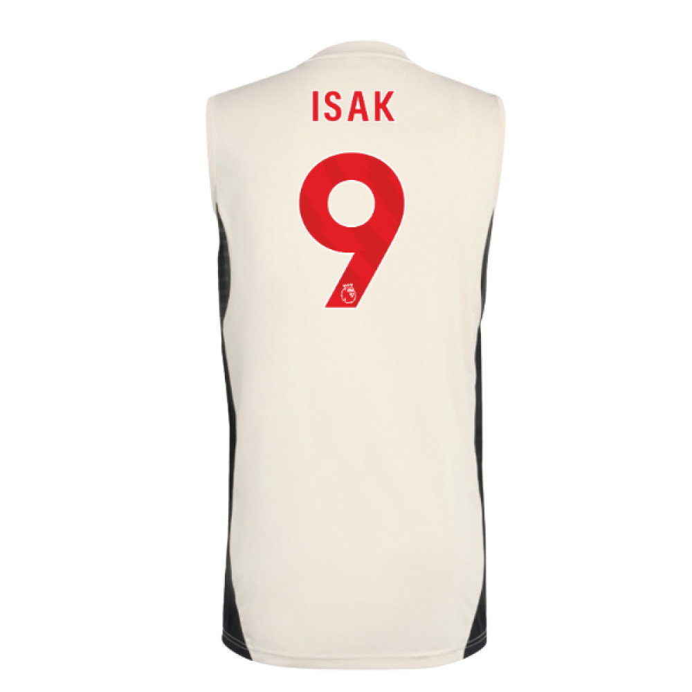 2025-2026 Liverpool Sleeveless Jersey (White) (Isak 9)