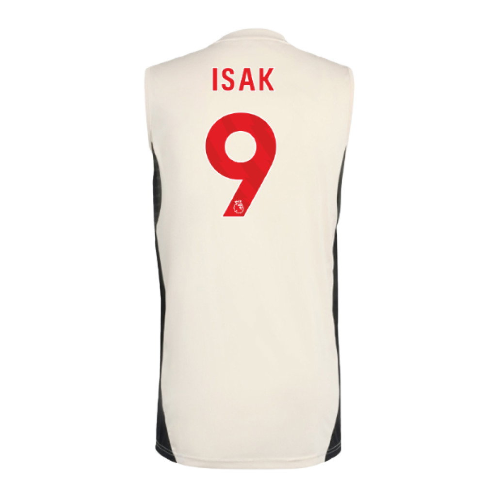 2025-2026 Liverpool Sleeveless Jersey (White) (Isak 9)