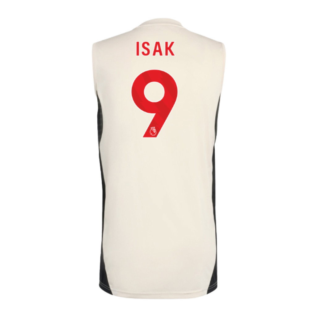 2025-2026 Liverpool Sleeveless Jersey (White) (Isak 9)