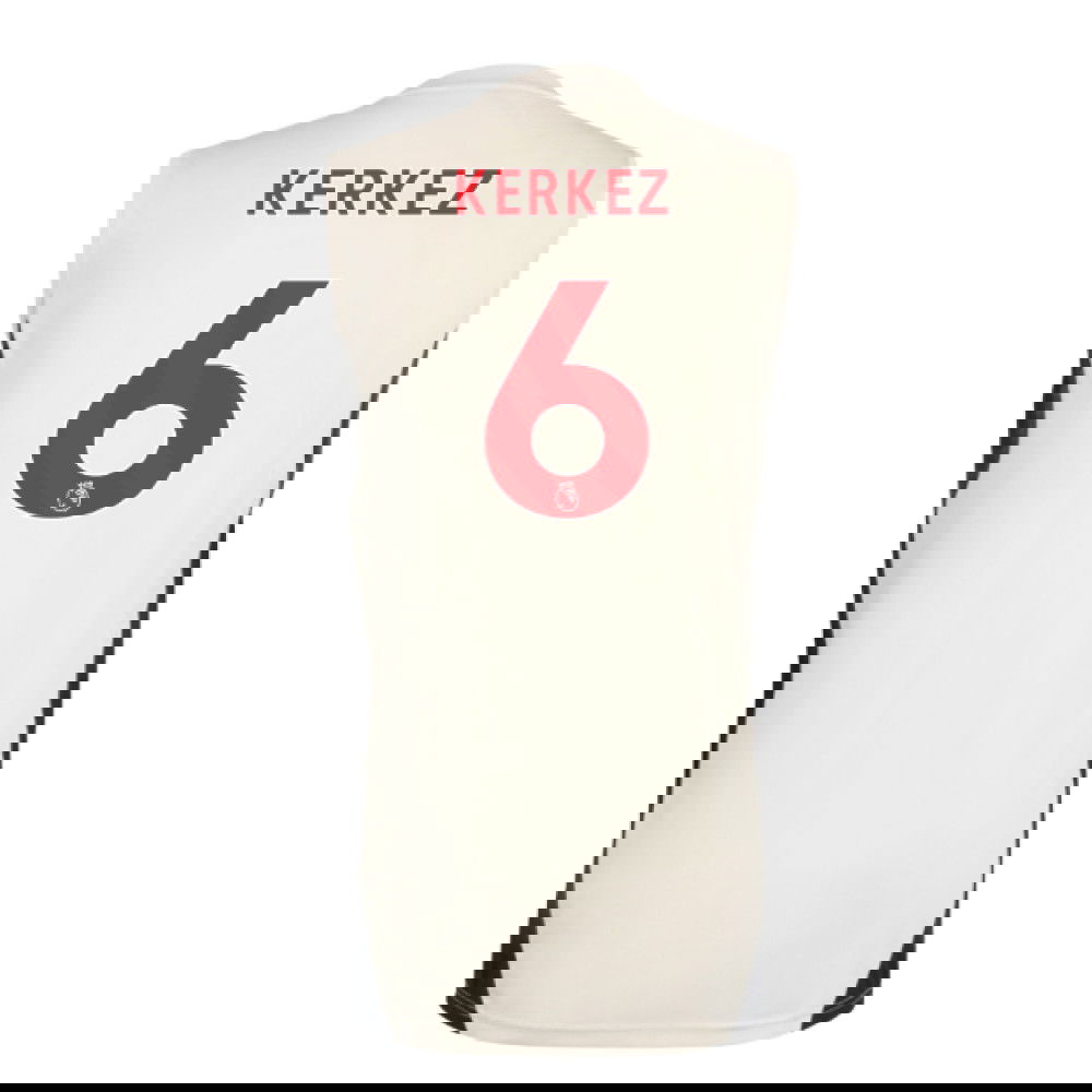 2025-2026 Liverpool Sleeveless Jersey (White) (Kerkez 6)