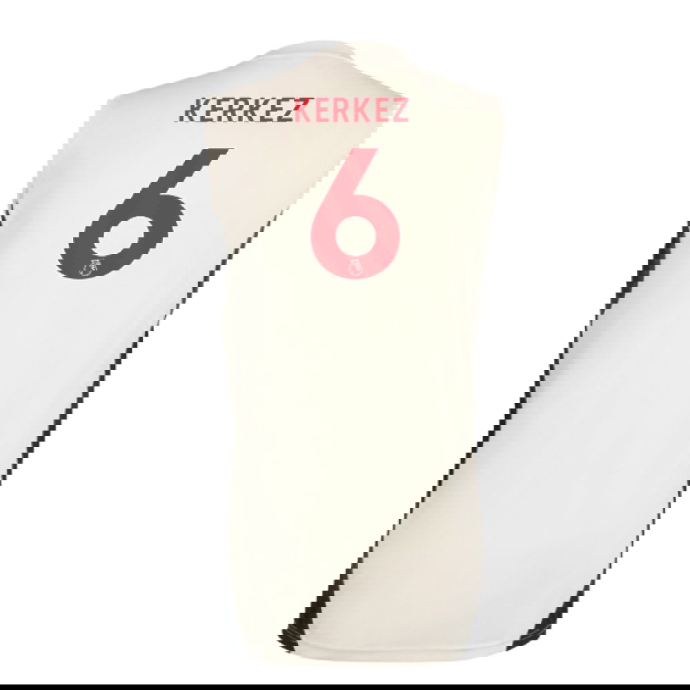 2025-2026 Liverpool Sleeveless Jersey (White) (Kerkez 6)