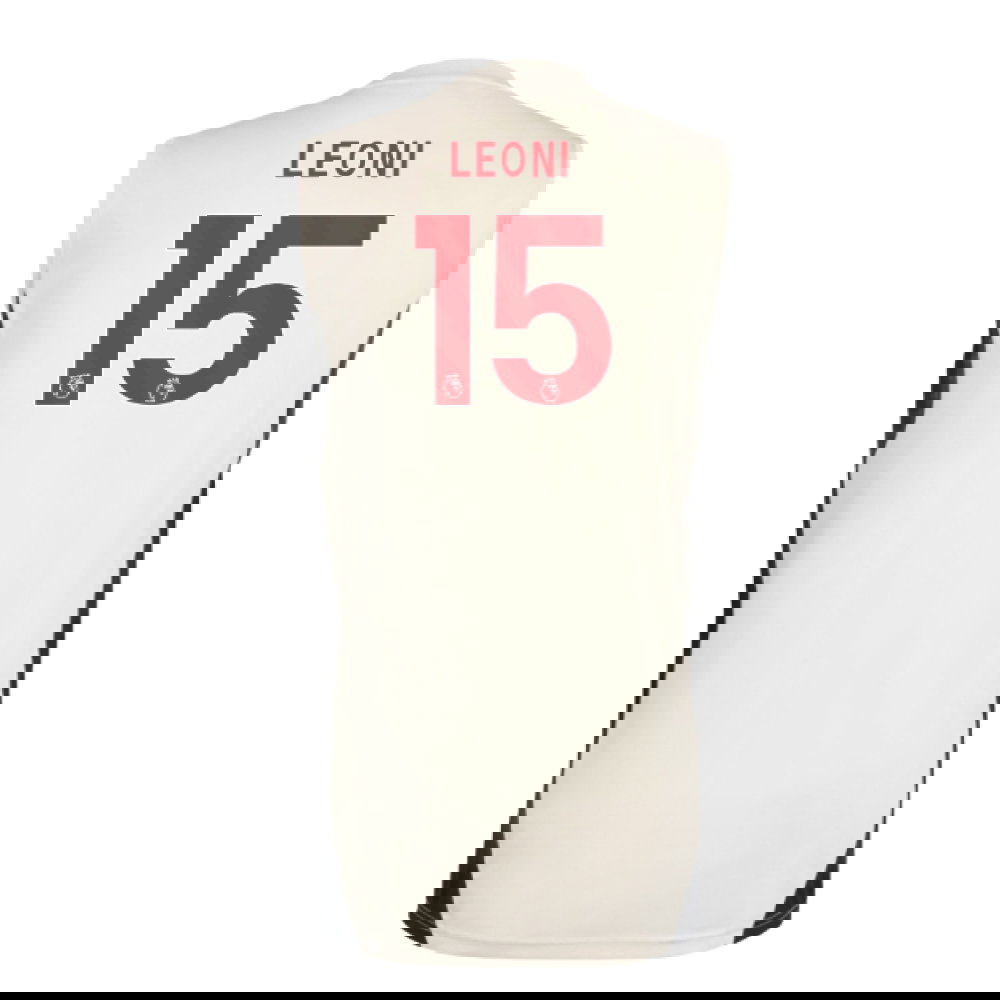 2025-2026 Liverpool Sleeveless Jersey (White) (Leoni 15)