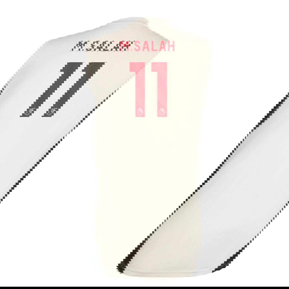 2025-2026 Liverpool Sleeveless Jersey (White) (M.Salah 11)