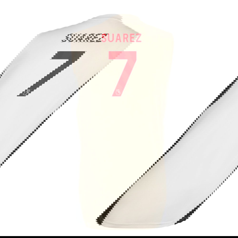 2025-2026 Liverpool Sleeveless Jersey (White) (Suarez 7)