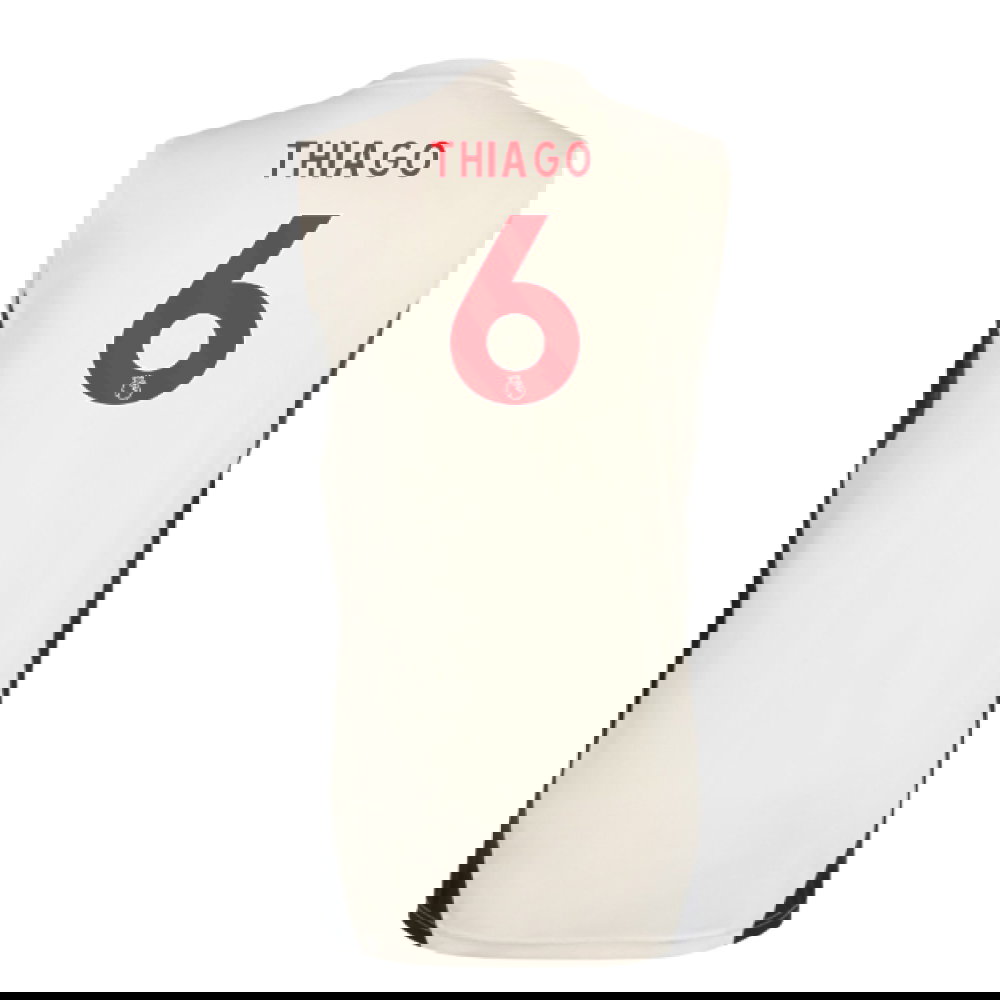 2025-2026 Liverpool Sleeveless Jersey (White) (Thiago 6)