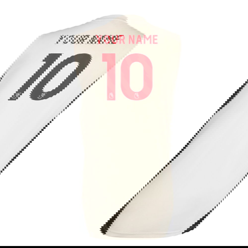 2025-2026 Liverpool Sleeveless Jersey (White) (Your Name)