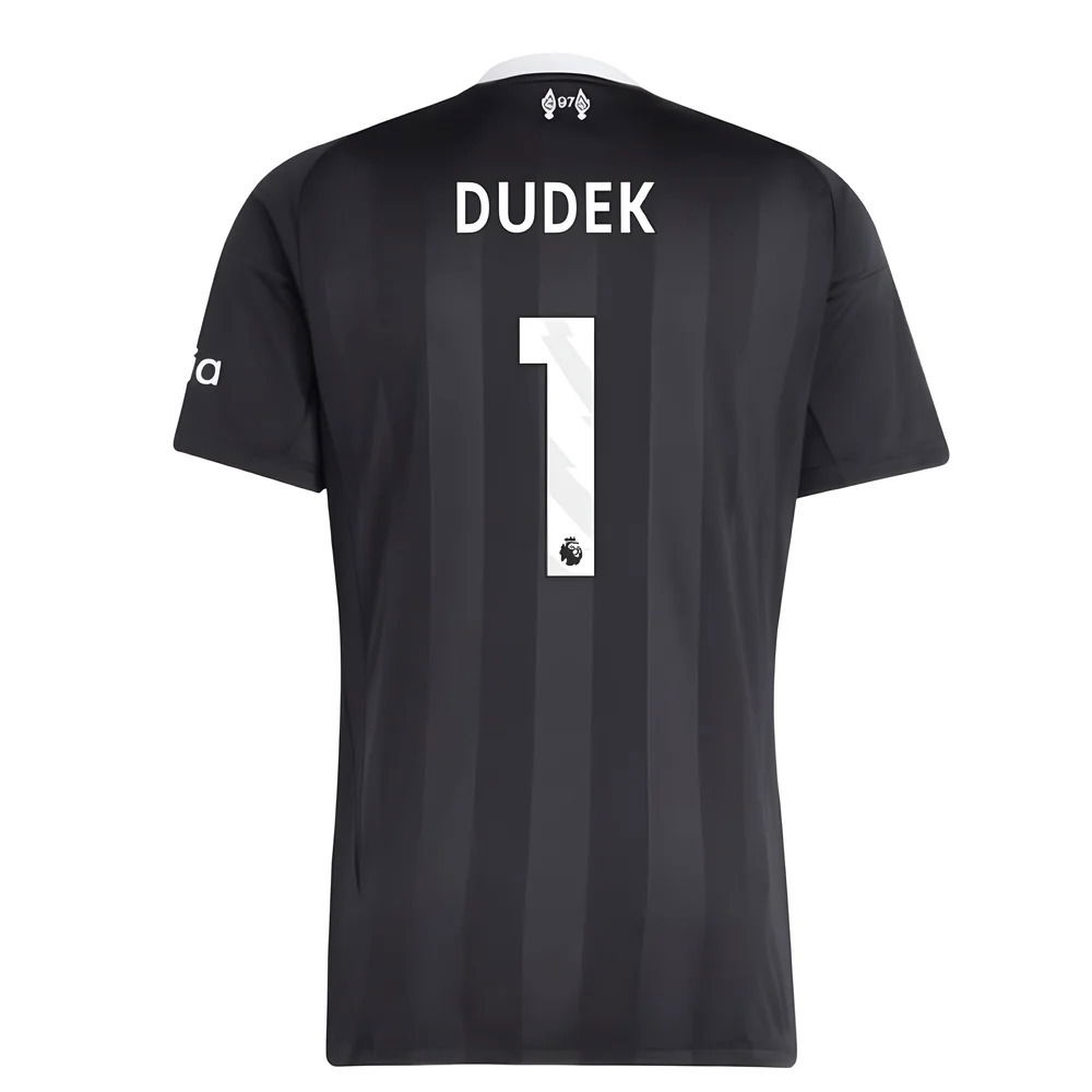 2025-2026 Liverpool Third Goalkeeper Shirt (Black) (Dudek 1)