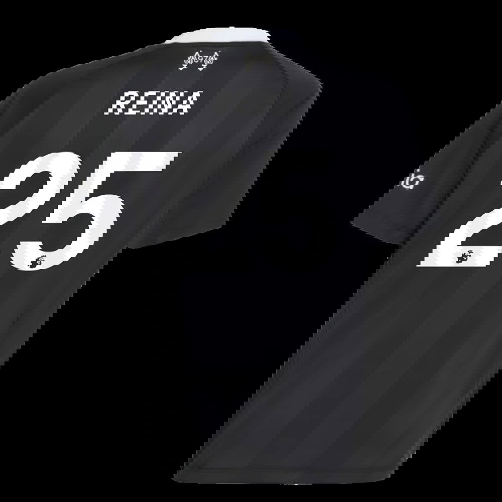 2025-2026 Liverpool Third Goalkeeper Shirt (Black) - Kids (Reina 25)