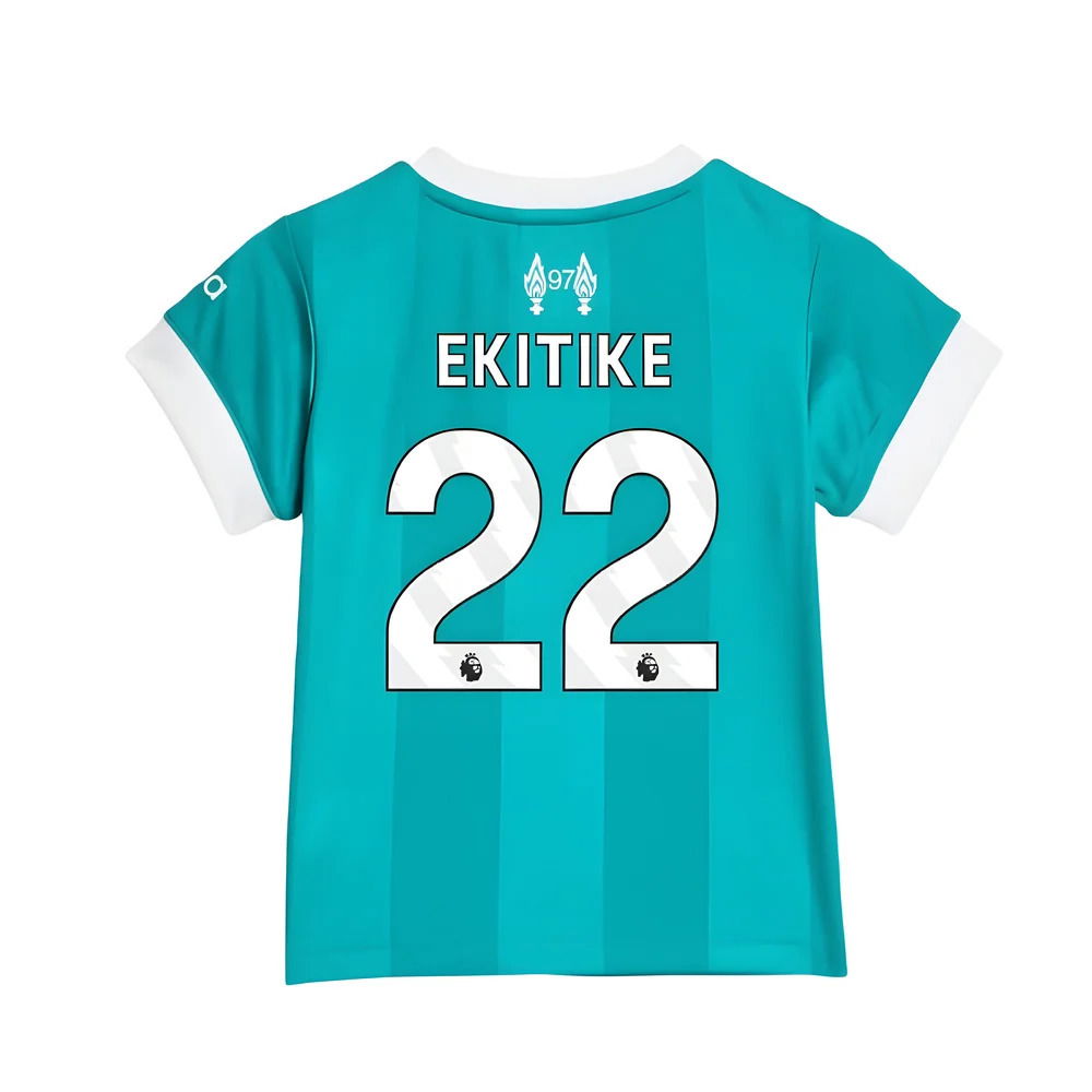 2025-2026 Liverpool Third Mini Kit (Ekitike 22)