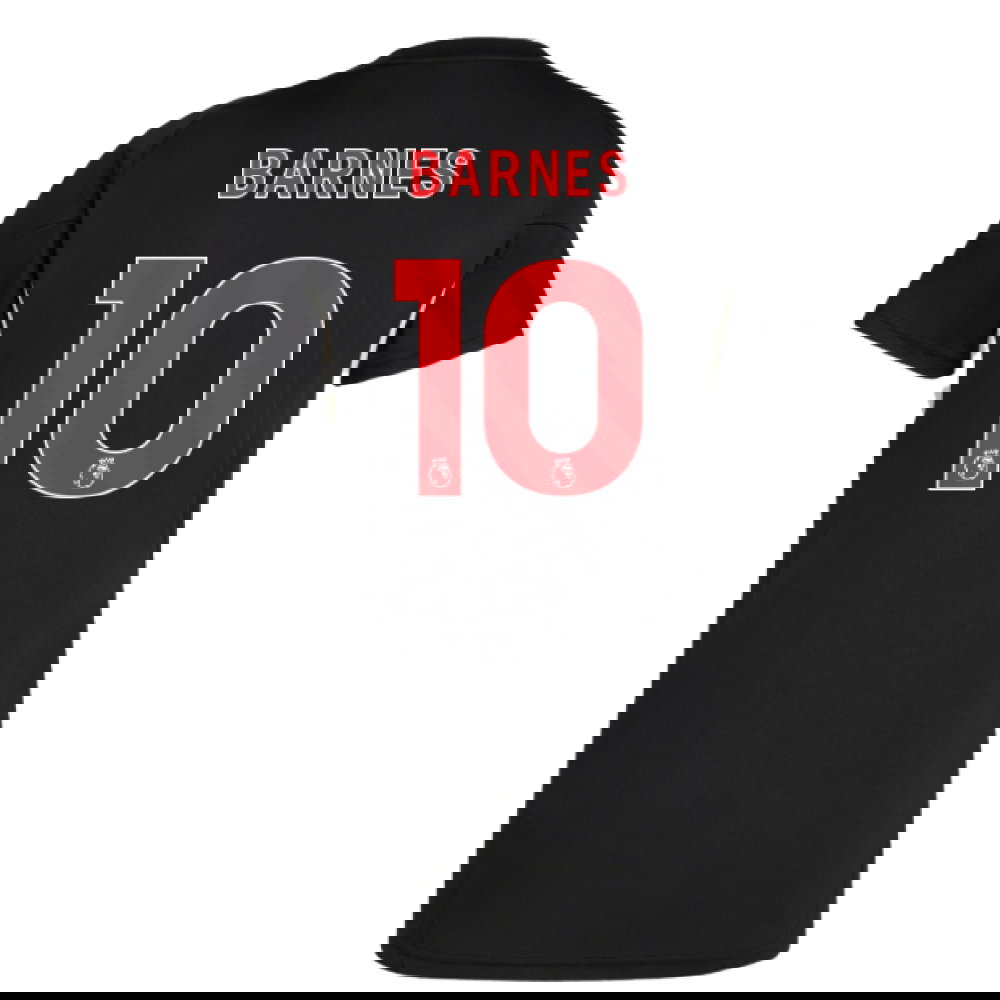 2025-2026 Liverpool Training Jersey (Black) - Womens (Barnes 10)