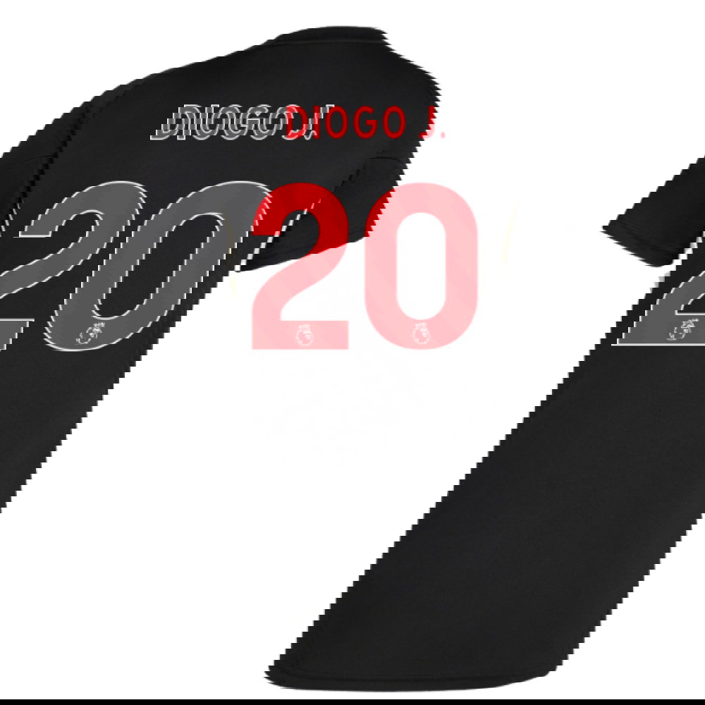 2025-2026 Liverpool Training Jersey (Black) - Womens (Diogo J. 20)