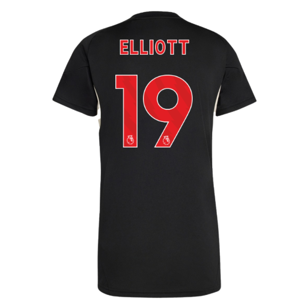 2025-2026 Liverpool Training Jersey (Black) - Womens (Elliott 19)