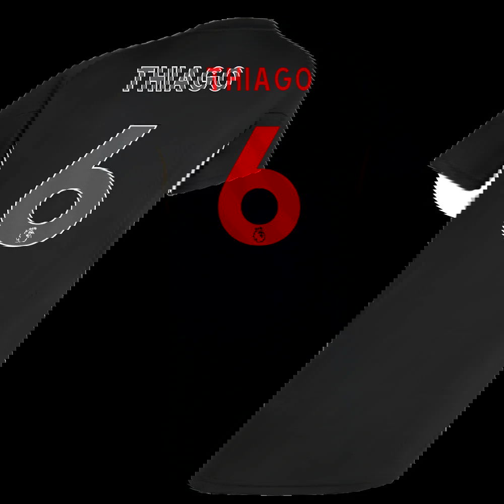 2025-2026 Liverpool Training Jersey (Black) - Womens (Thiago 6)