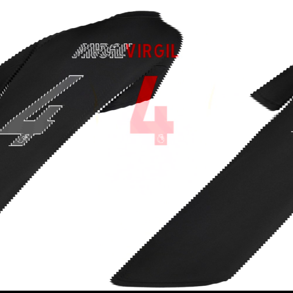 2025-2026 Liverpool Training Jersey (Black) - Womens (Virgil 4)