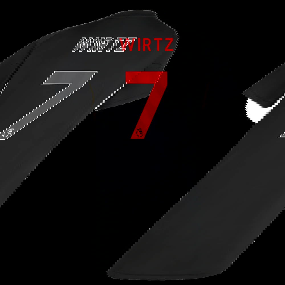 2025-2026 Liverpool Training Jersey (Black) - Womens (Wirtz 7)