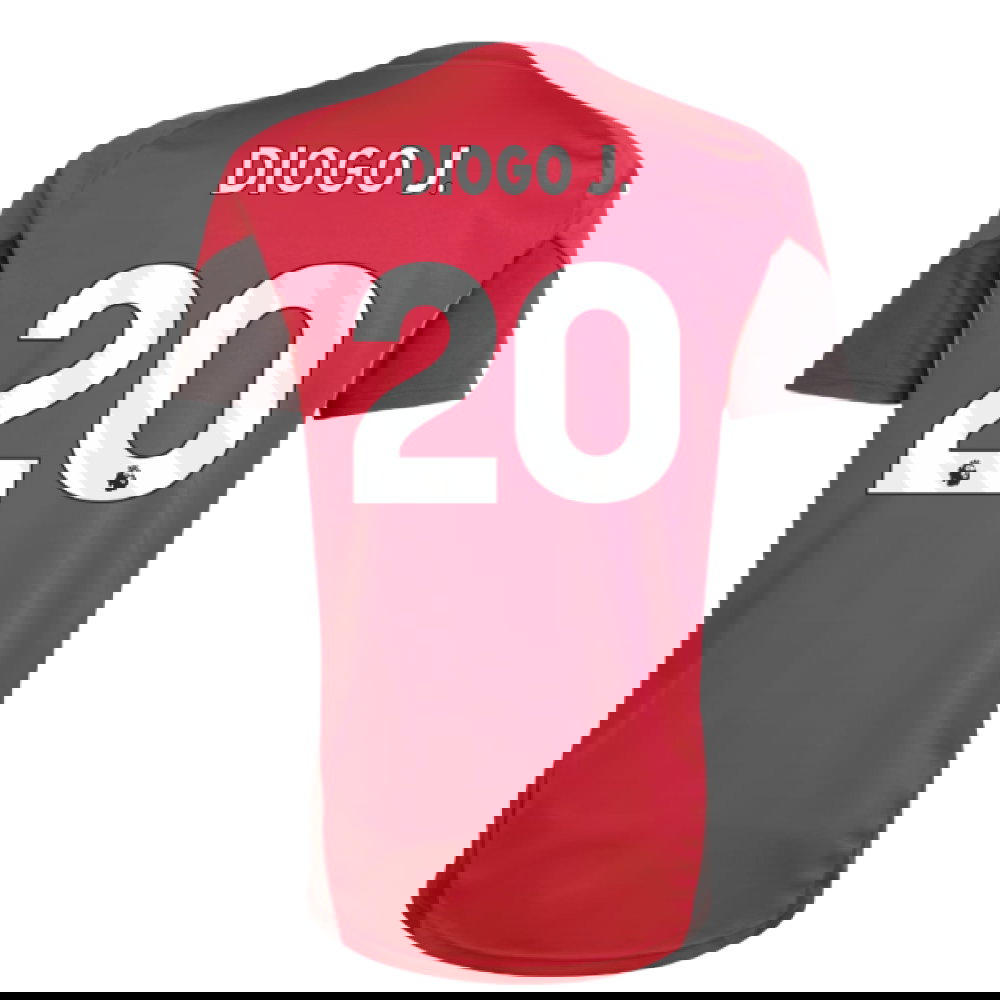 2025-2026 Liverpool Training Jersey (Strawberry Red) (Diogo J. 20)