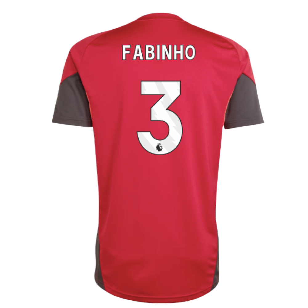 2025-2026 Liverpool Training Jersey (Strawberry Red) (Fabinho 3)