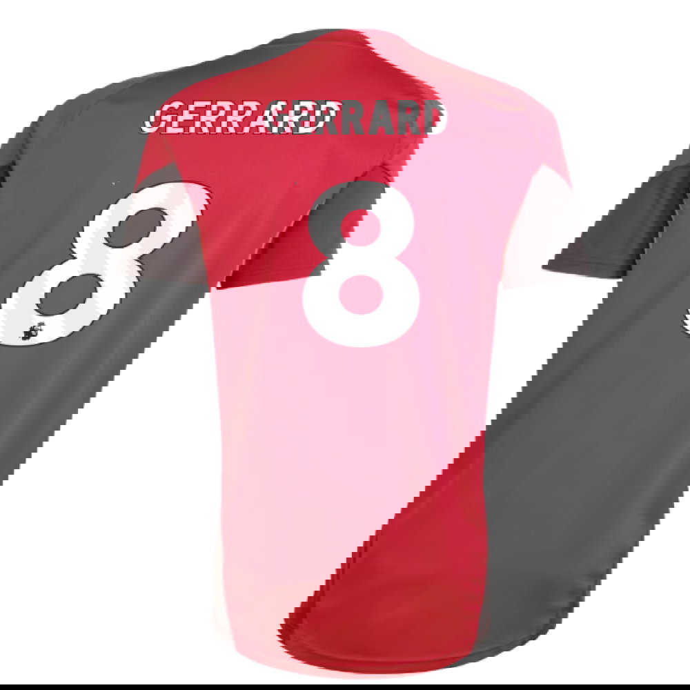 2025-2026 Liverpool Training Jersey (Strawberry Red) (Gerrard 8)