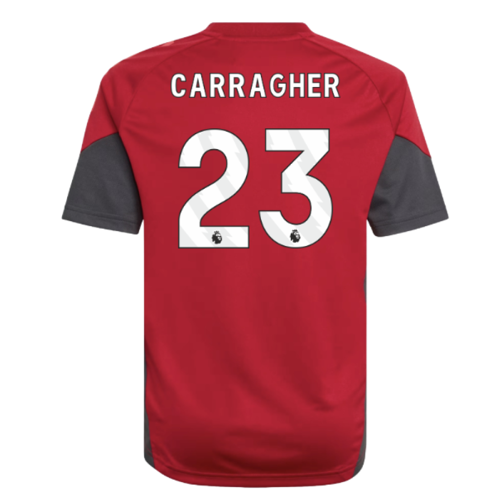 2025-2026 Liverpool Training Jersey (Strawberry Red) - Kids (Carragher 23)