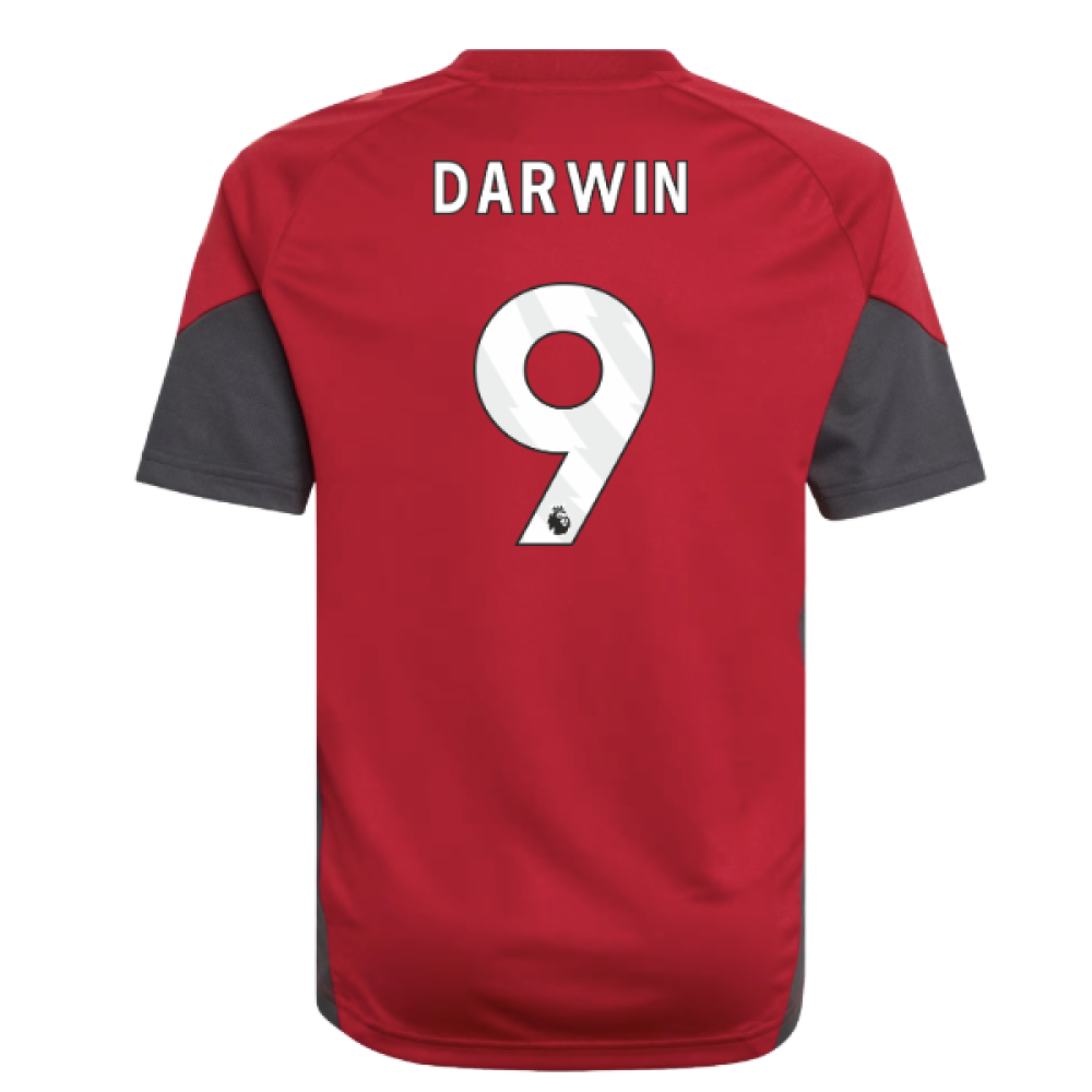 2025-2026 Liverpool Training Jersey (Strawberry Red) - Kids (Darwin 9)