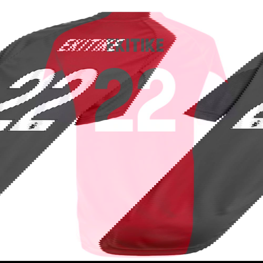 2025-2026 Liverpool Training Jersey (Strawberry Red) - Kids (Ekitike 22)