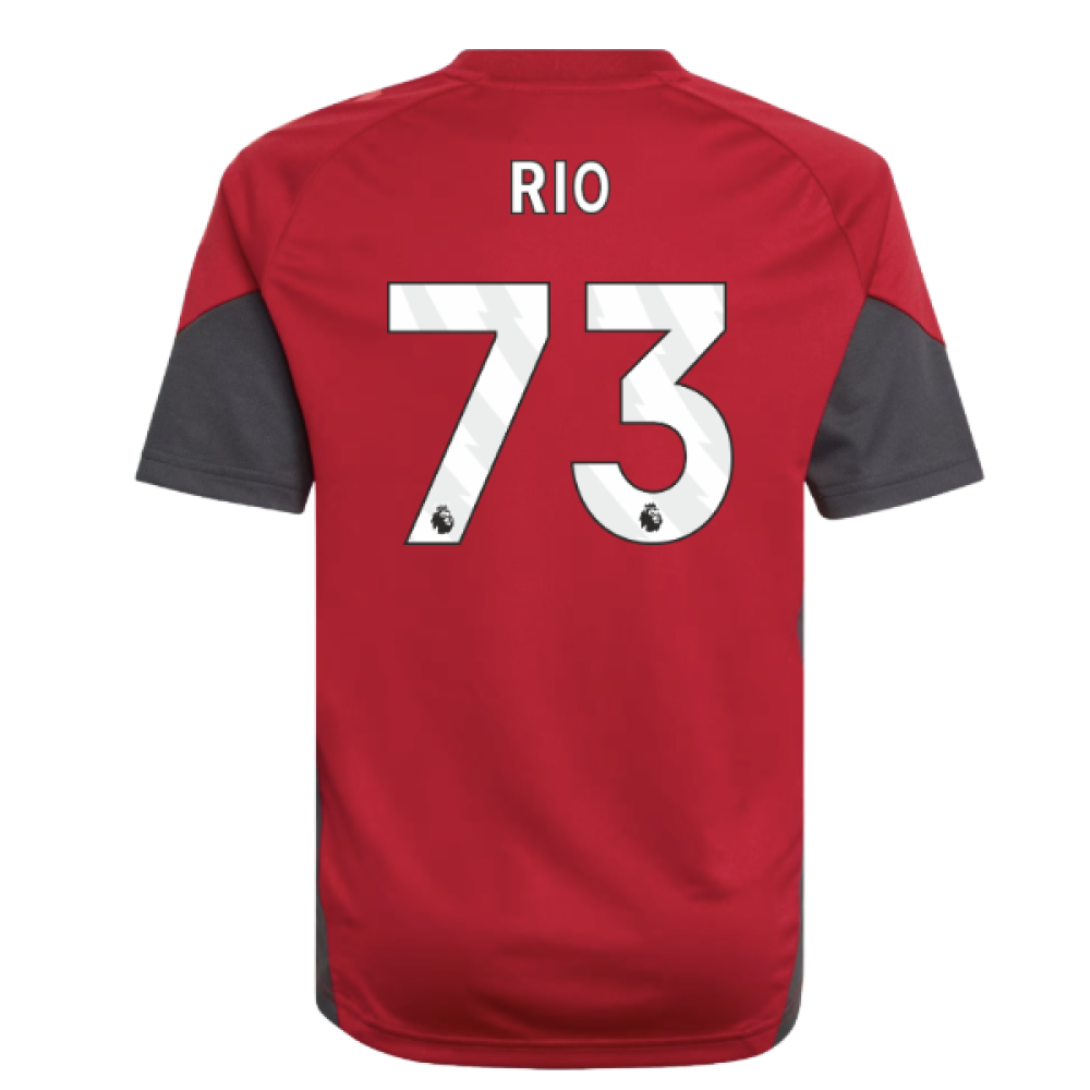 2025-2026 Liverpool Training Jersey (Strawberry Red) - Kids (Rio 73)