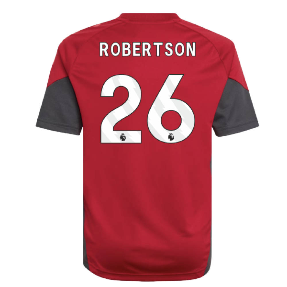2025-2026 Liverpool Training Jersey (Strawberry Red) - Kids (Robertson 26)