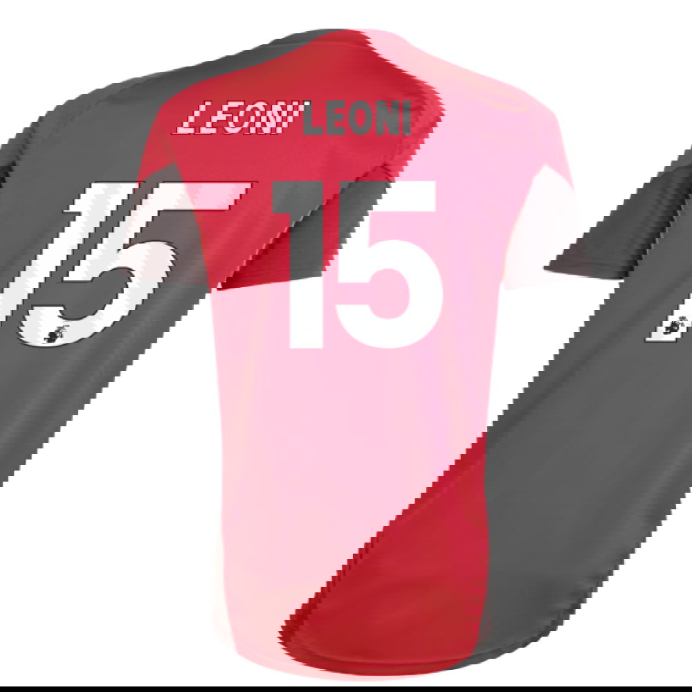 2025-2026 Liverpool Training Jersey (Strawberry Red) (Leoni 15)