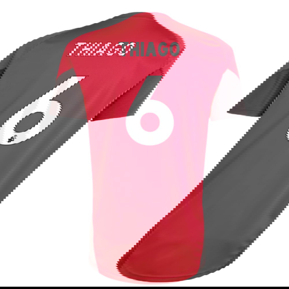 2025-2026 Liverpool Training Jersey (Strawberry Red) (Thiago 6)