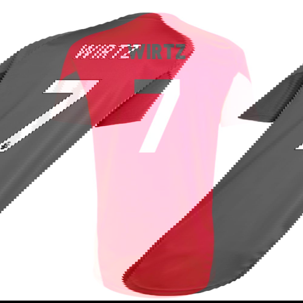 2025-2026 Liverpool Training Jersey (Strawberry Red) (Wirtz 7)
