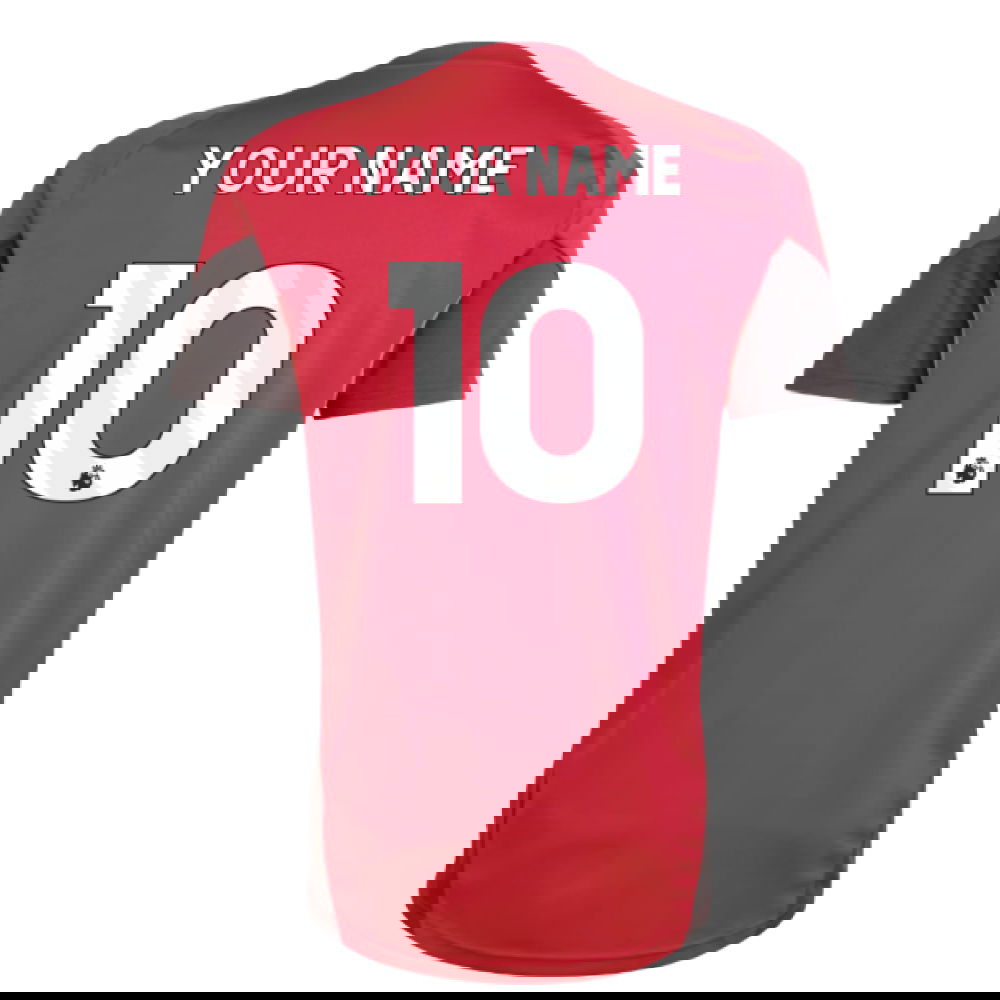 2025-2026 Liverpool Training Jersey (Strawberry Red) (Your Name)