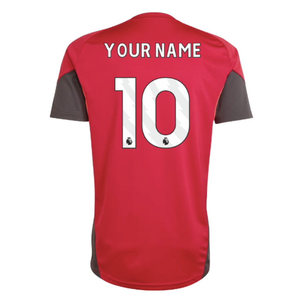 2025-2026 Liverpool Training Jersey (Strawberry Red) (Your Name)