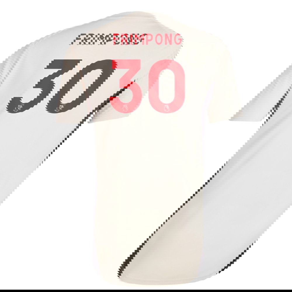 2025-2026 Liverpool Training Jersey (White) (Frimpong 30)