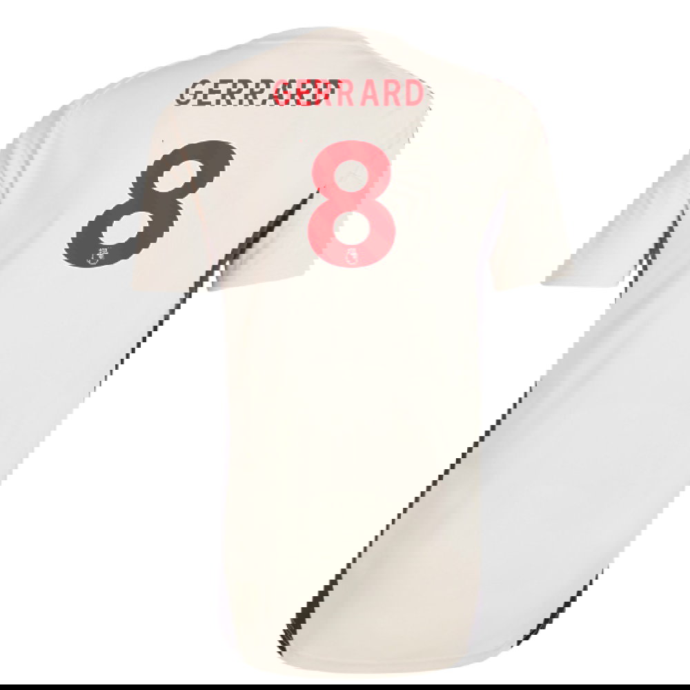 2025-2026 Liverpool Training Jersey (White) (Gerrard 8)