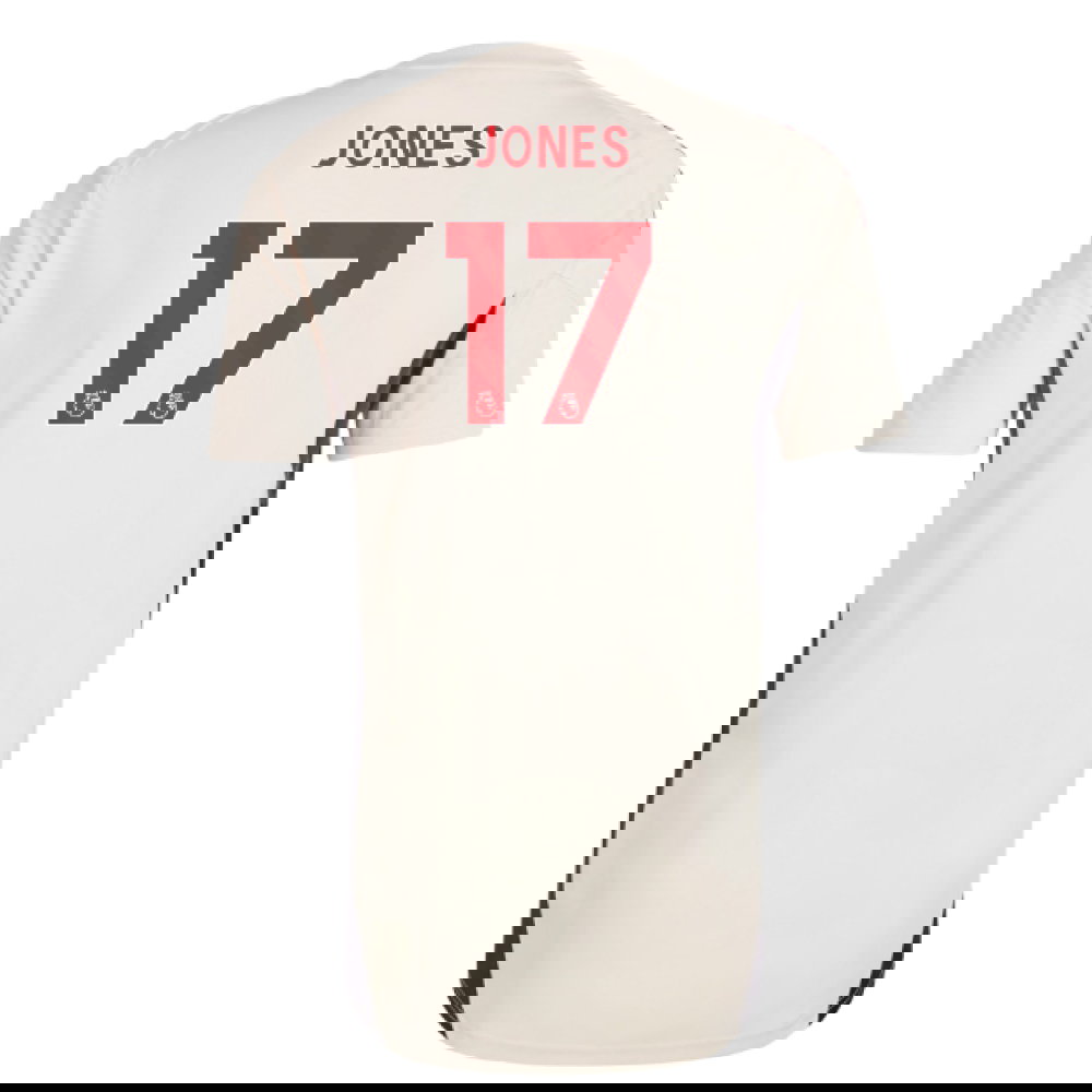 2025-2026 Liverpool Training Jersey (White) (Jones 17)